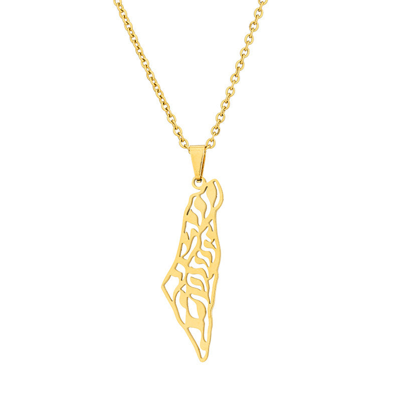 Palestinian gold pendant