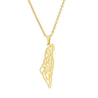 Palestinian gold pendant