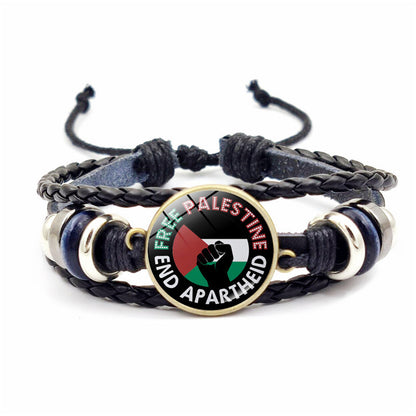 palestine beaded bracelet