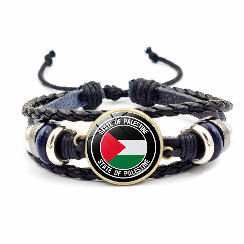 palestine beaded bracelet