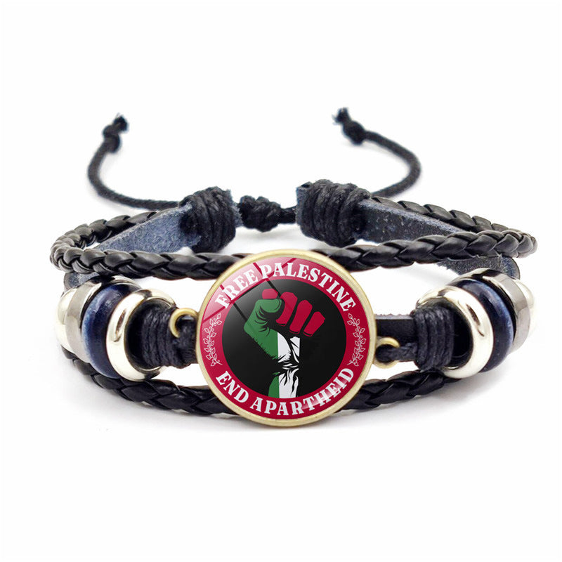 palestine bead bracelet