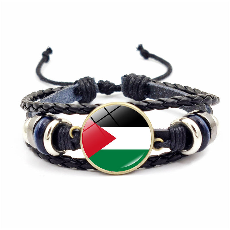 palestine flag bracelet