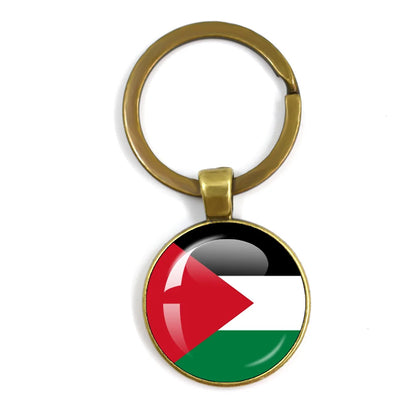 palestine keychain