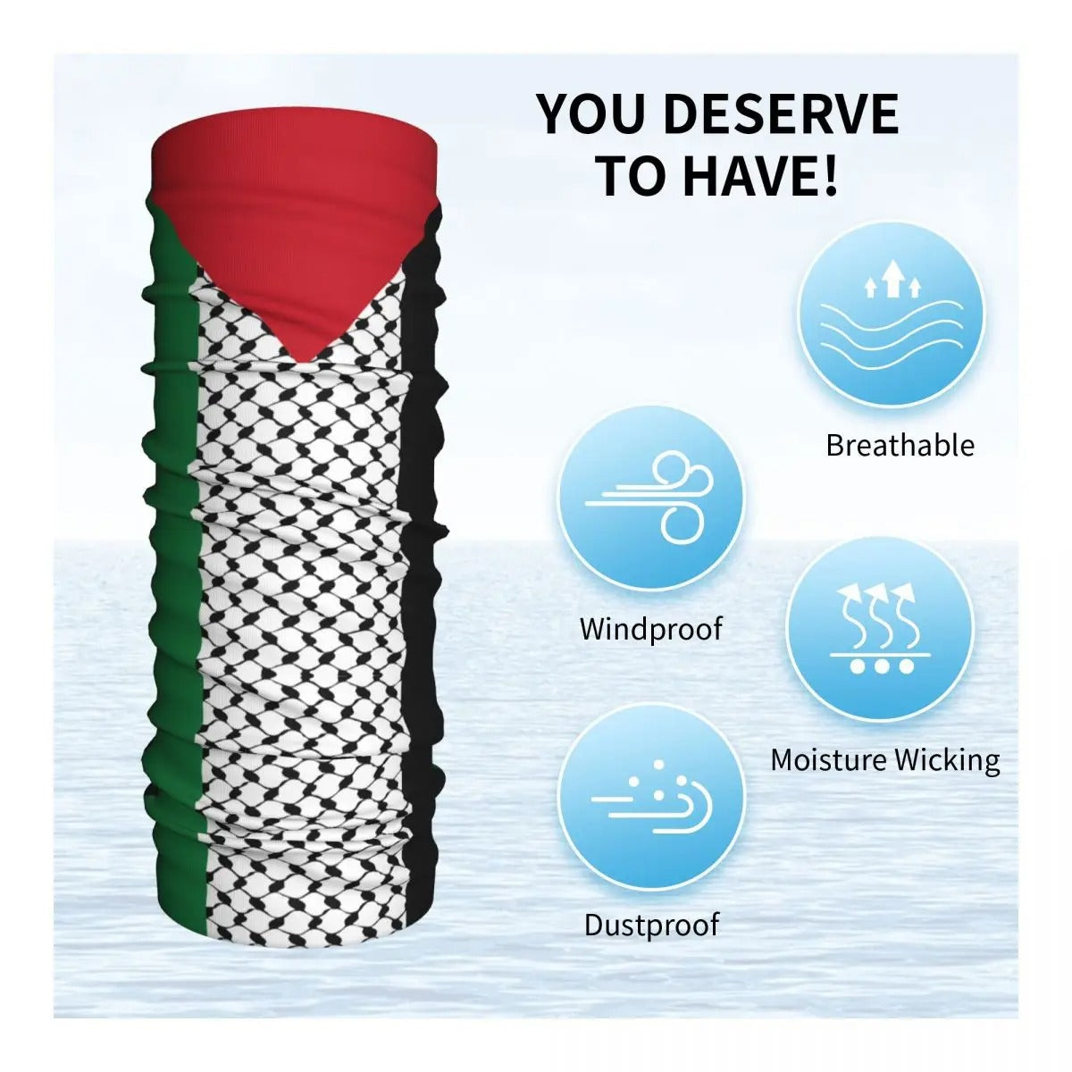 Palestijnse bandana hoofdband Keffiyeh